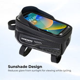 Waterproof Bike Frame Phone Bag with Touchscreen